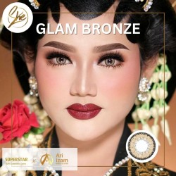 Superstar Glam Bronze Softlens Warna Premium (Superstar x Ari Izam)